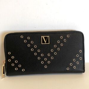 Victoria’s Secret black leather women wallet